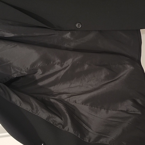 ELIE TAHARI BLACK BLAZER POCKETS LAPEL ONE BUTTON EUC - Picture 5 of 10